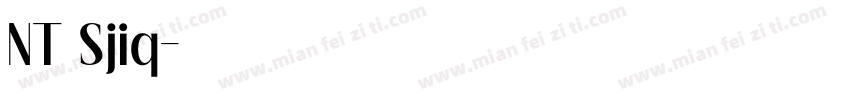 NT Sjiq字体转换